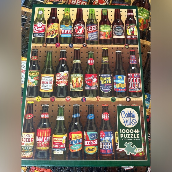 Cobble Hill puzzle - beer collection - Picture 1 of 2